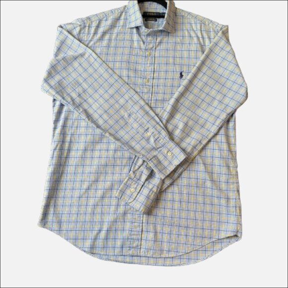 Polo Ralph Lauren Long Sleeve Button Up Plaid Shirt (Size M) - Picture 1 of 9